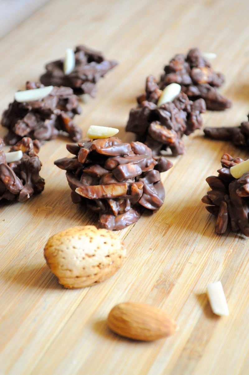 Almond Chocolate Clusters-Chocolates-ZAM ARTISAN CHOCOLATES